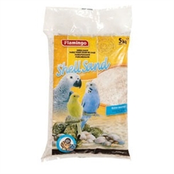 Fule sand med skaller - 5kg - Hvid